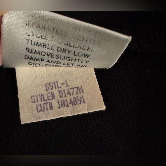 Eileen Fisher A-Line Minimalist Lagenlook Deep V-Neck 3/4 Sleeve‎ Dress Size S - Picture 7 of 9